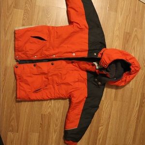Redhead boy winter jacket